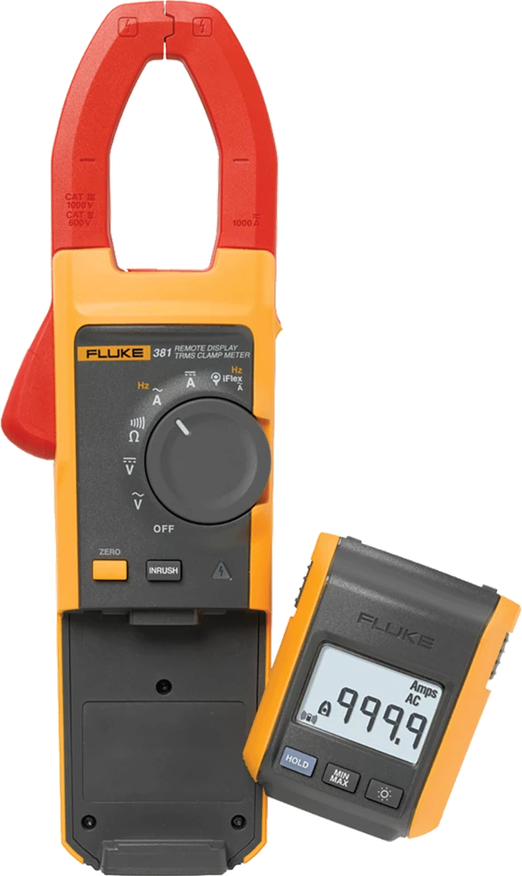 FLUKE 381 REMOTE DISP 1000A TRMS CLAMP METER W/IFLEX