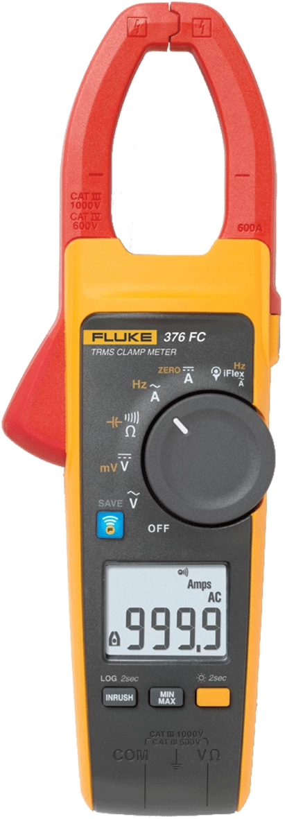 FLUKE 376 FC 1000A TRMS WIRELESS AC/DC CLAMP METER W/IFLEX