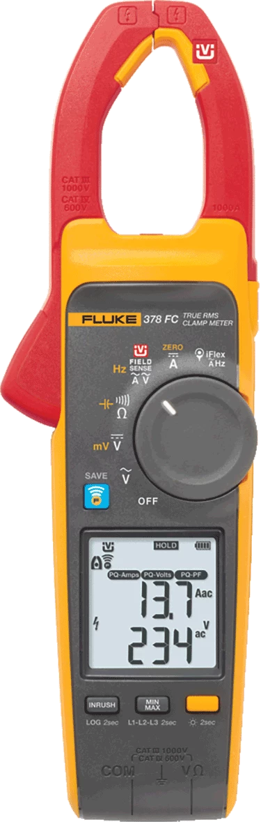 Fluke 378 FC True-rms Non-Contact Voltage AC/DC Clamp Meter with iFlex