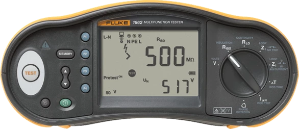 FLUKE 1662 SCH INSTALLATION TESTER W/MEM SCHUKO