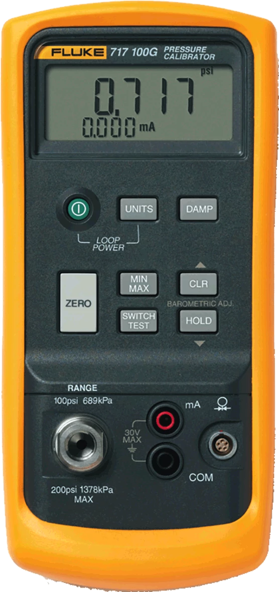 FLUKE 717 1G PRESSURE CALIBRATOR, 69 mBAR