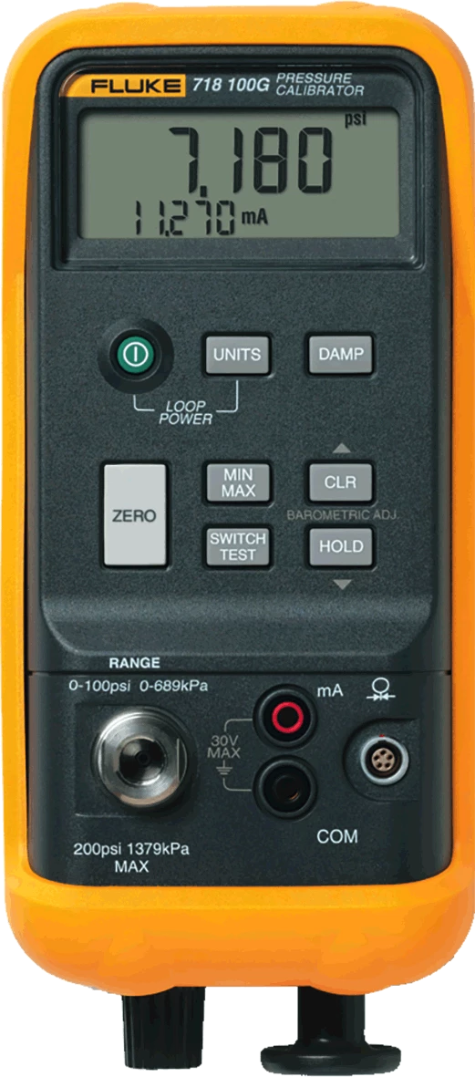 FLUKE 718 1G PRESSURE CALIBRATOR, 69 mBAR