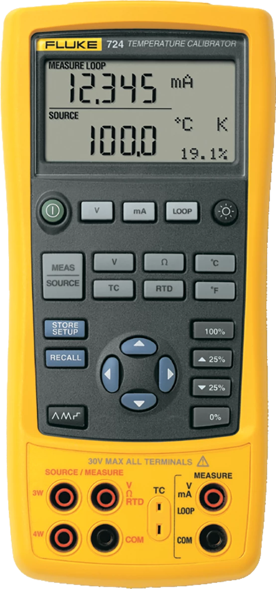 FLUKE 724 TEMPERATURE CALIBRATOR