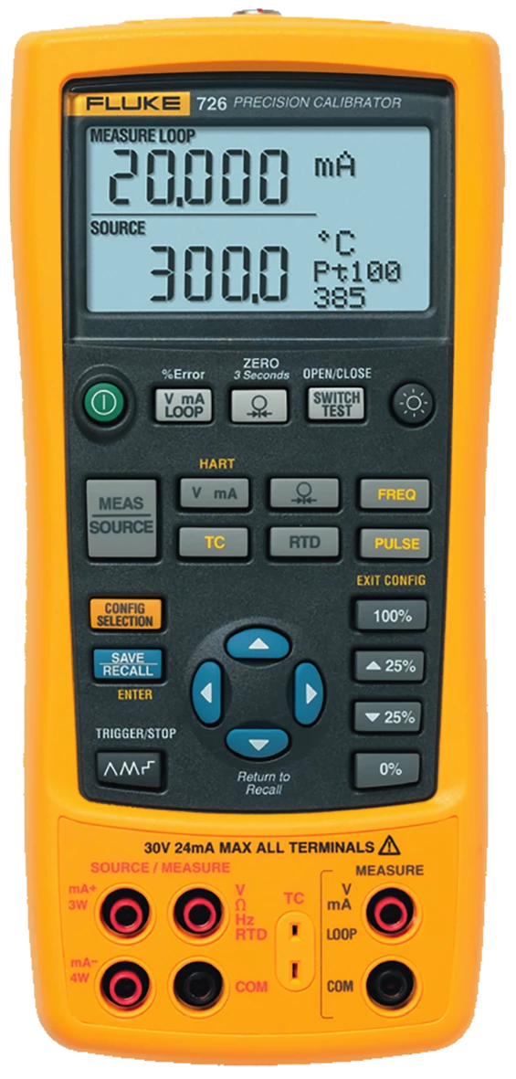 FLUKE 726 PRECISION MULTIFUNCTION PROCESS CALIBRATOR