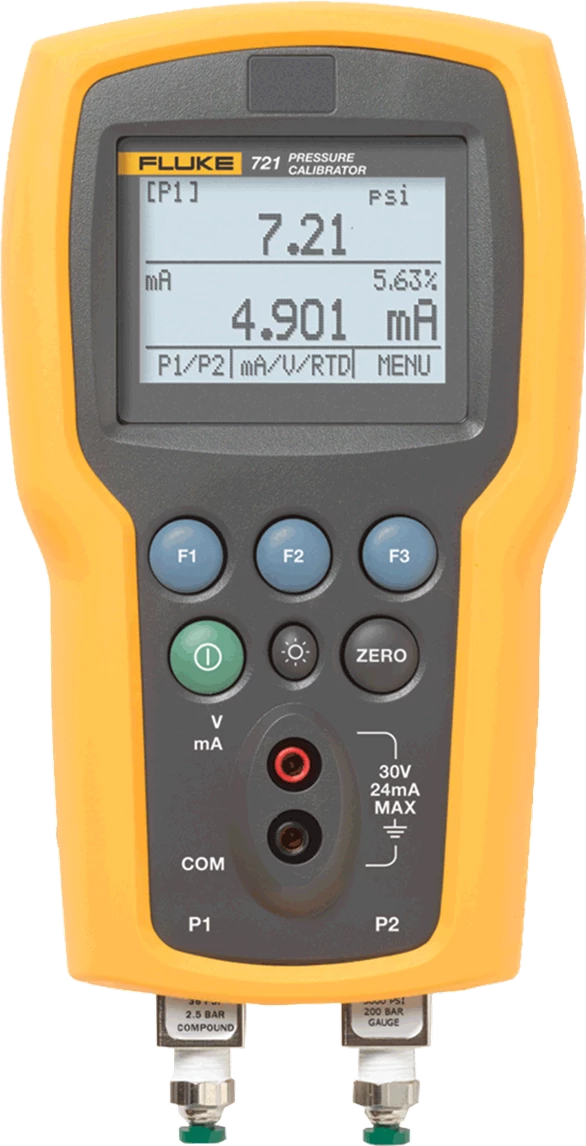 FLUKE 721-1615 DUAL SENSOR PRESSURE CALIBRATOR, 1 BAR/103.4 BAR