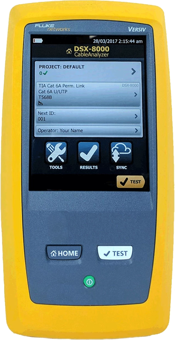 FLUKE NETWORKS DSX2-8000 Cable Analyzer