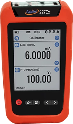 Additel ADT227-EX  Multifunction Documenting Process Calibrator with ATEX certificate