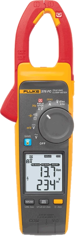 Fluke 378 FC True-rms Non-Contact Voltage AC/DC Clamp Meter with iFlex