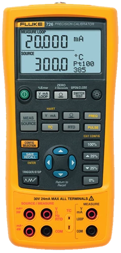 FLUKE 726 PRECISION MULTIFUNCTION PROCESS CALIBRATOR